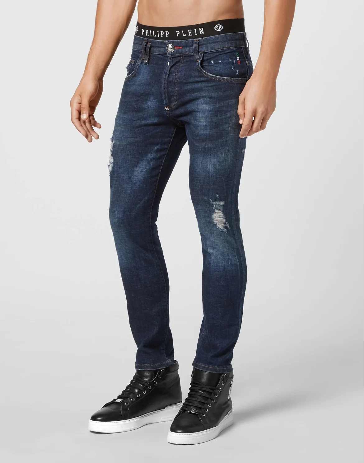 Denim Trousers Skinny, цвет: Синий