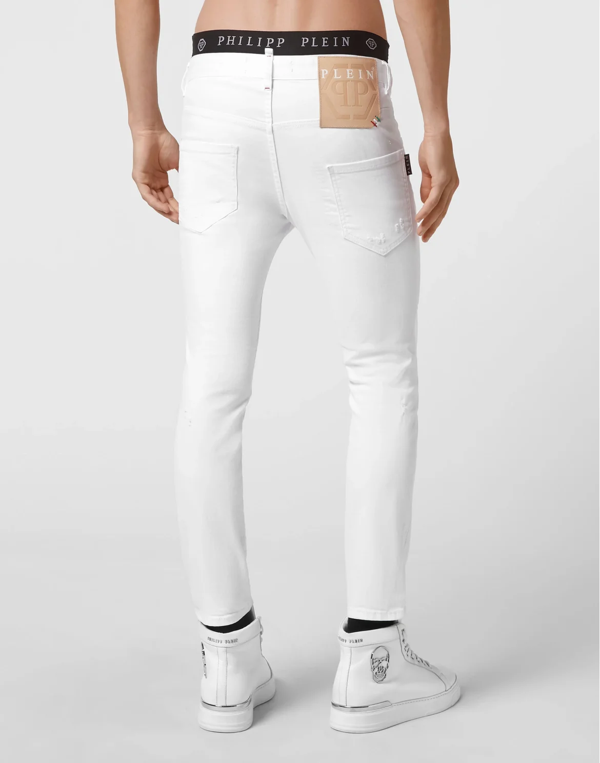 Denim Trousers Skinny, цвет: Белый