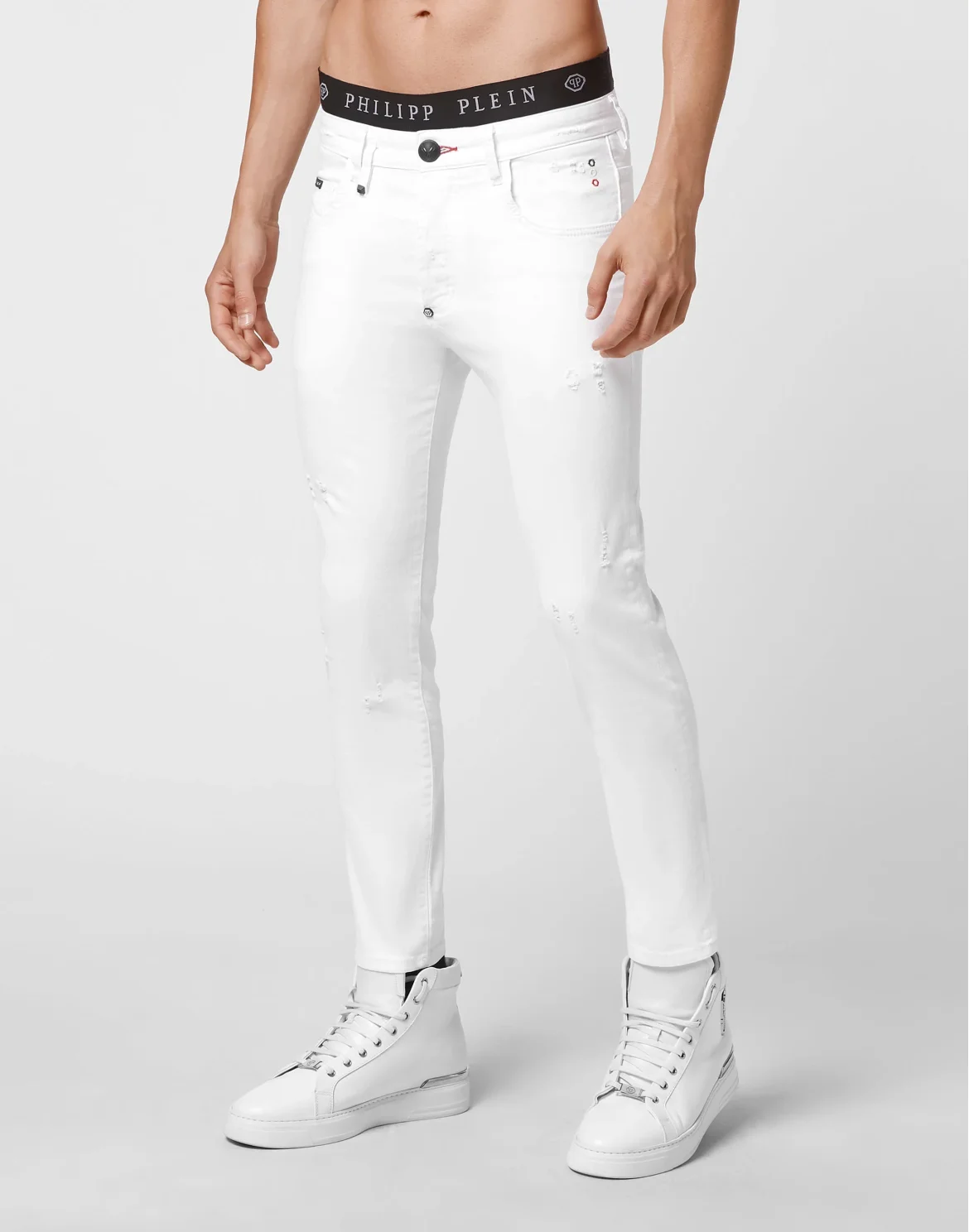 Denim Trousers Skinny, цвет: Белый