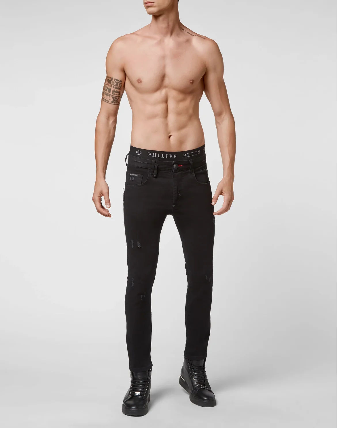 Denim Trousers Skinny, цвет: Черный