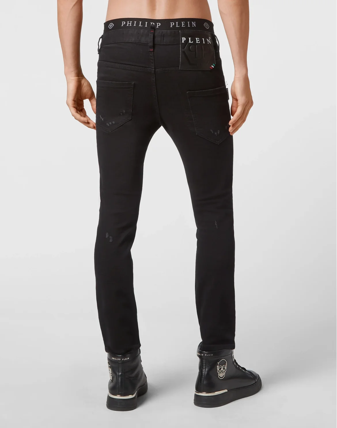 Denim Trousers Skinny, цвет: Черный