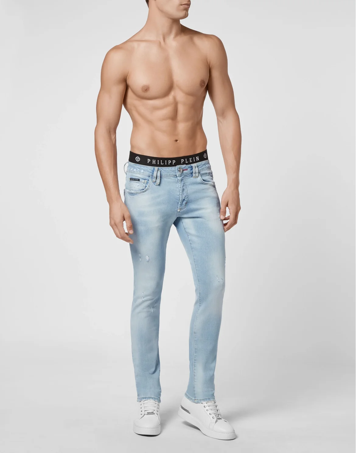 Denim Trousers Super Straight Cut, цвет: Голубой