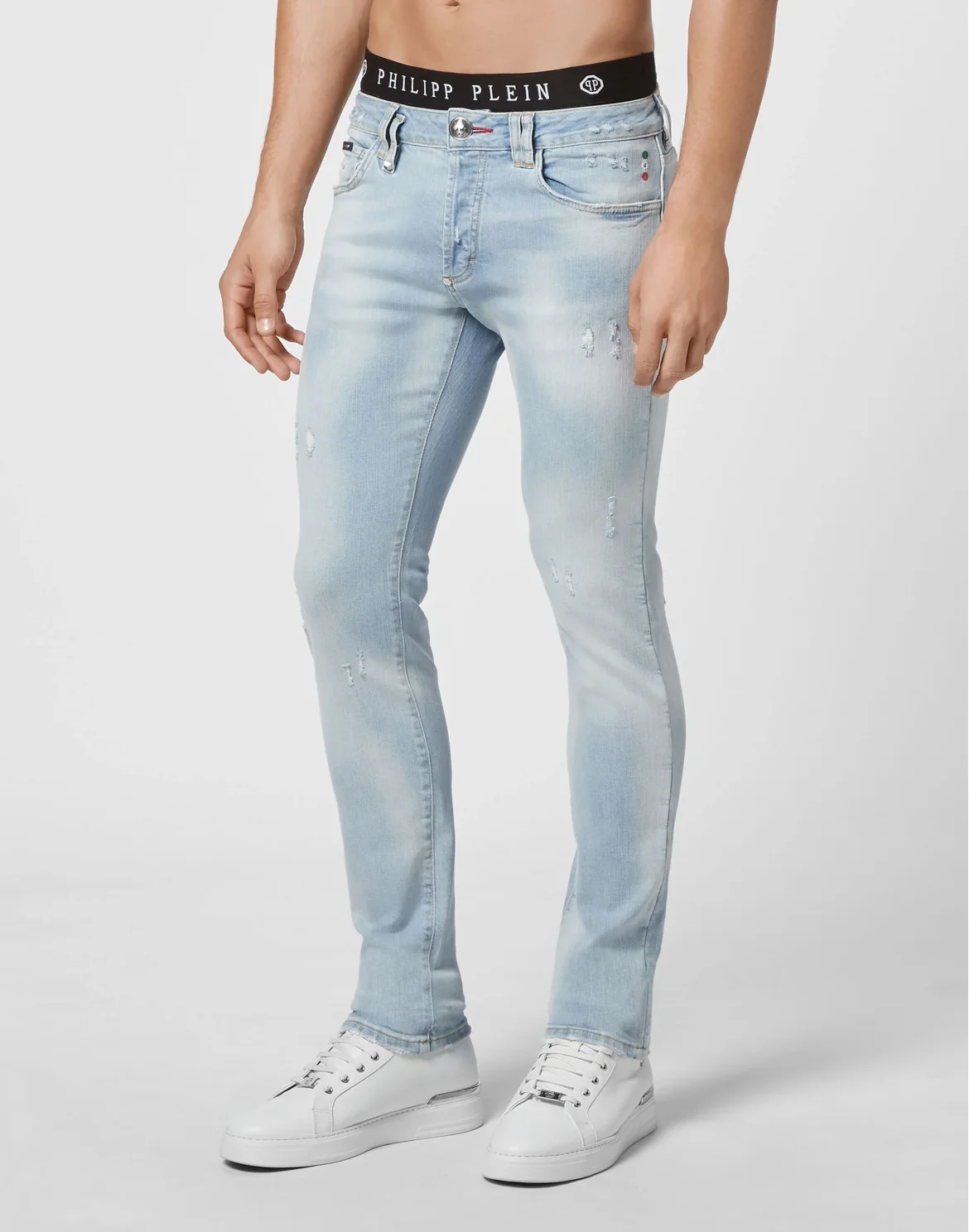 Denim Trousers Super Straight Cut, цвет: Голубой