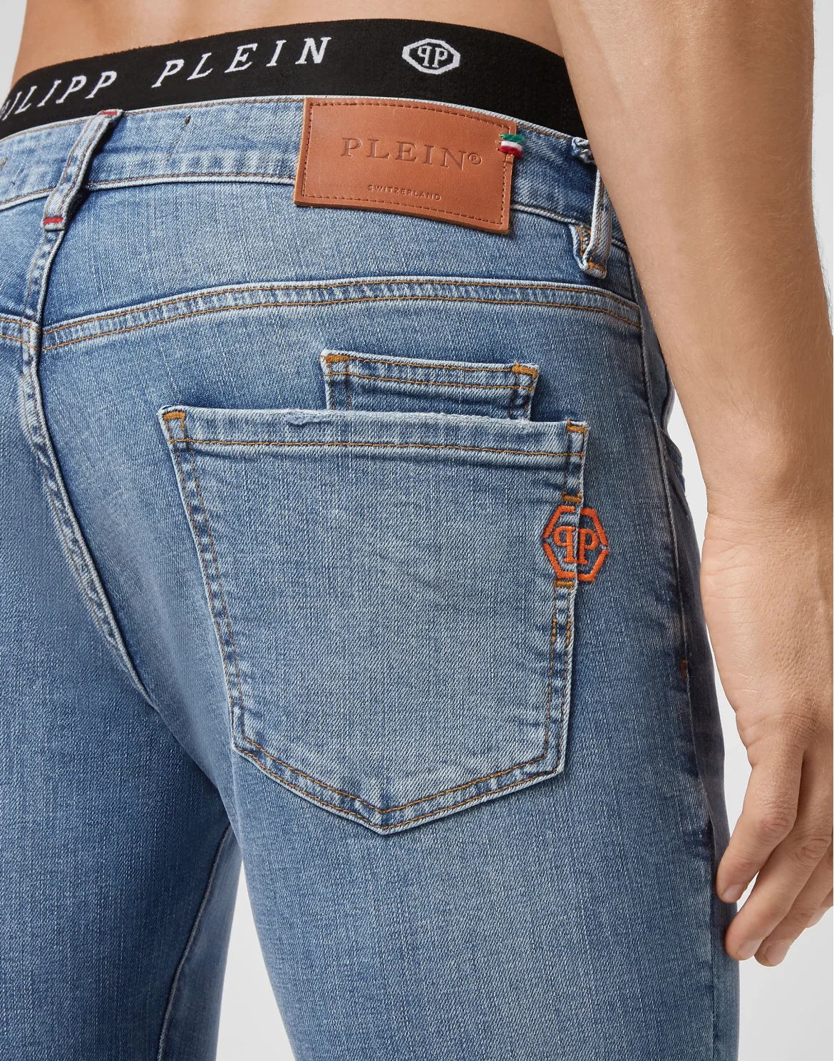 Denim Trousers Super Straight Cut, цвет: Синий