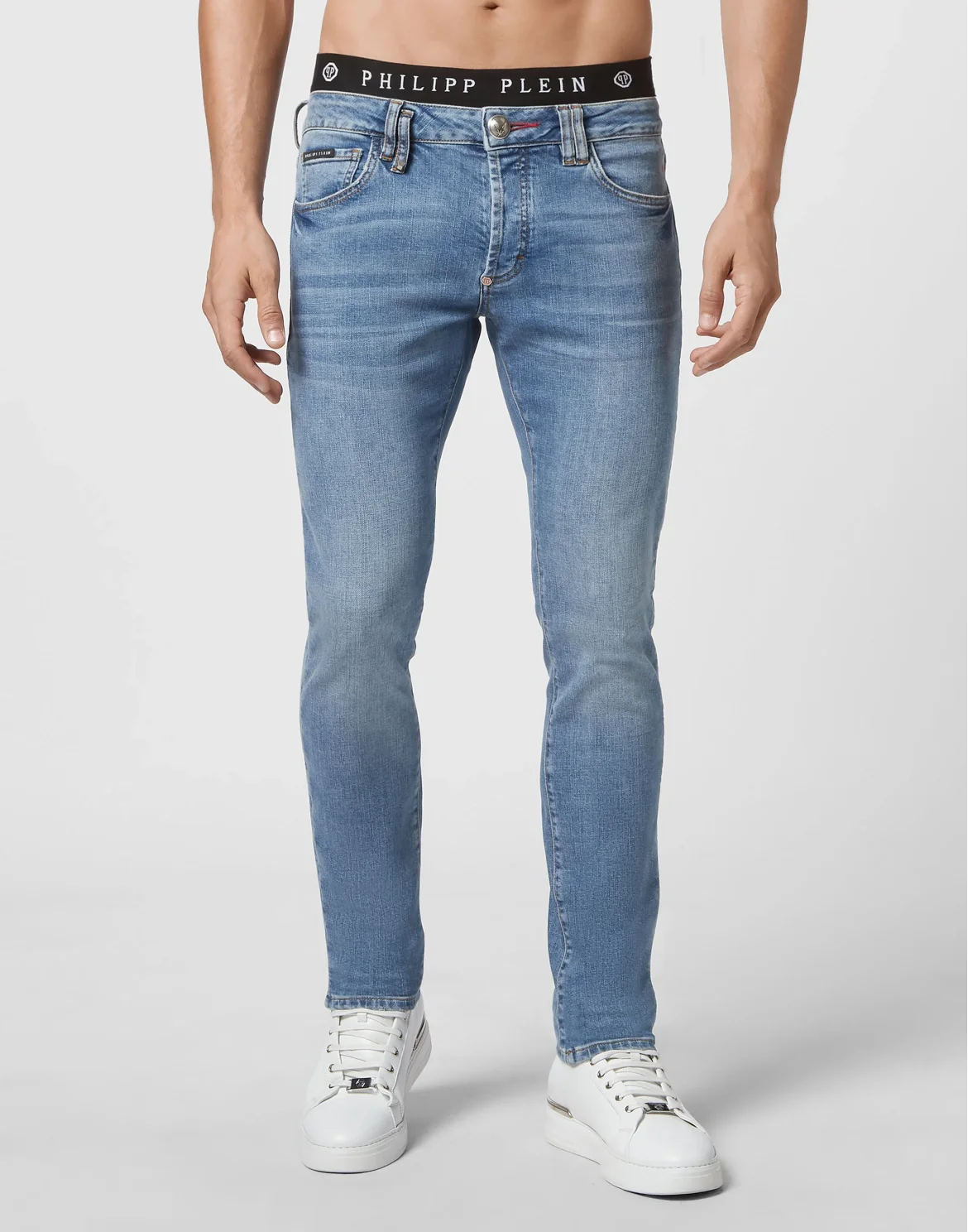Denim Trousers Super Straight Cut, цвет: Синий