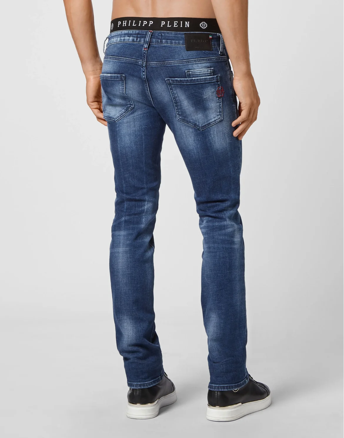 Denim Trousers Straight Cut, цвет: Синий