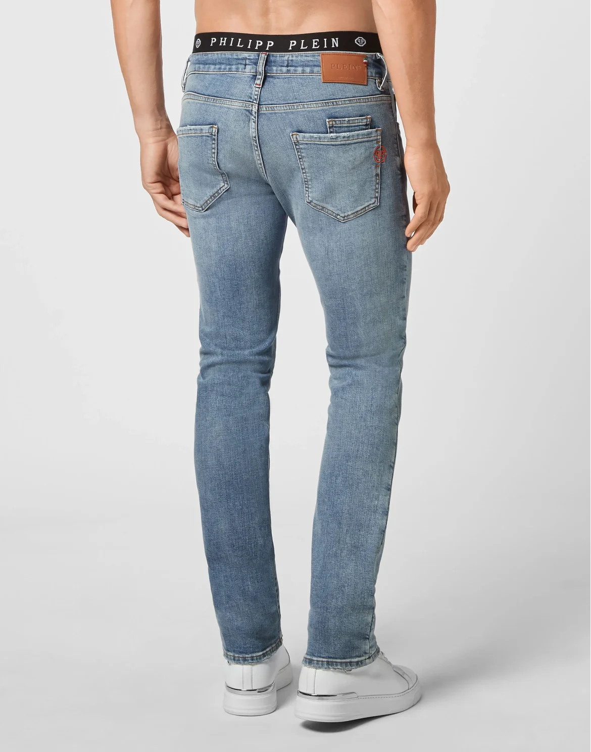 Denim Trousers Straight Cut, цвет: Синий