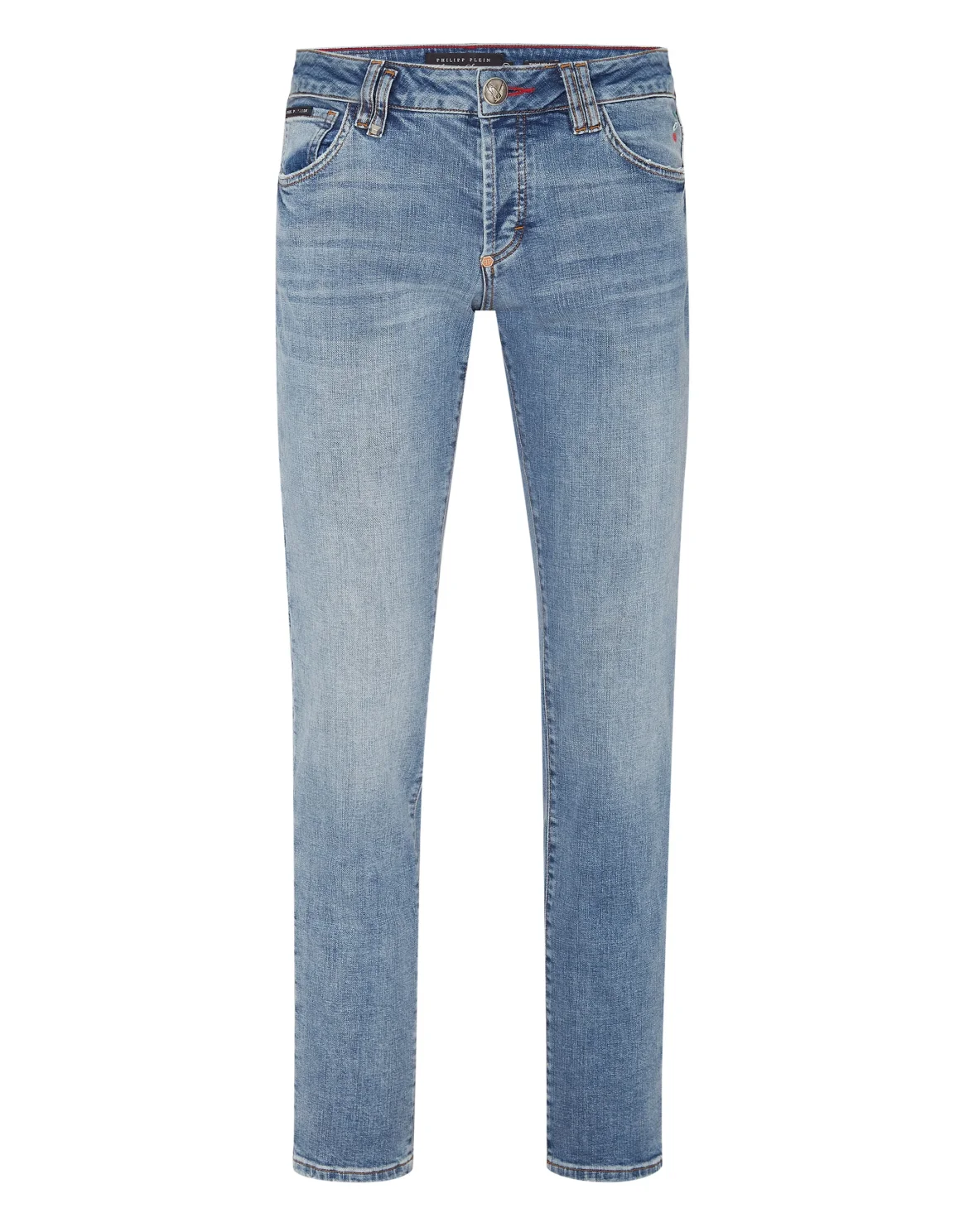 Denim Trousers Straight Cut, цвет: Синий
