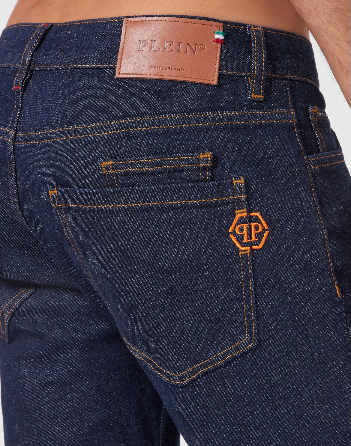 Denim Trousers Straight Cut, цвет: Синий
