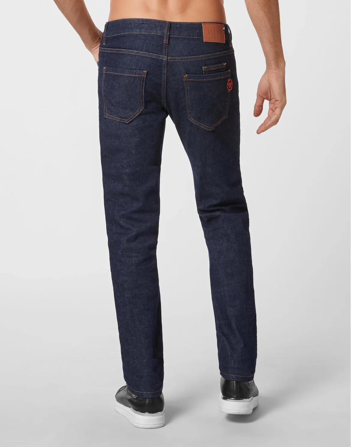 Denim Trousers Straight Cut, цвет: Синий