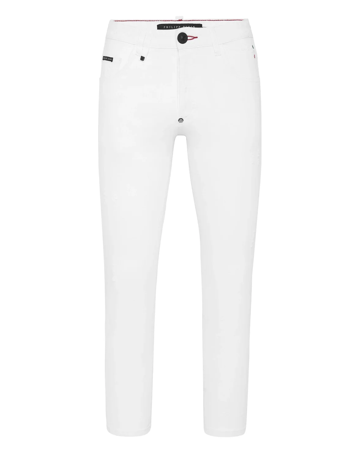 Denim Trousers Skinny Hexagon, цвет: Белый