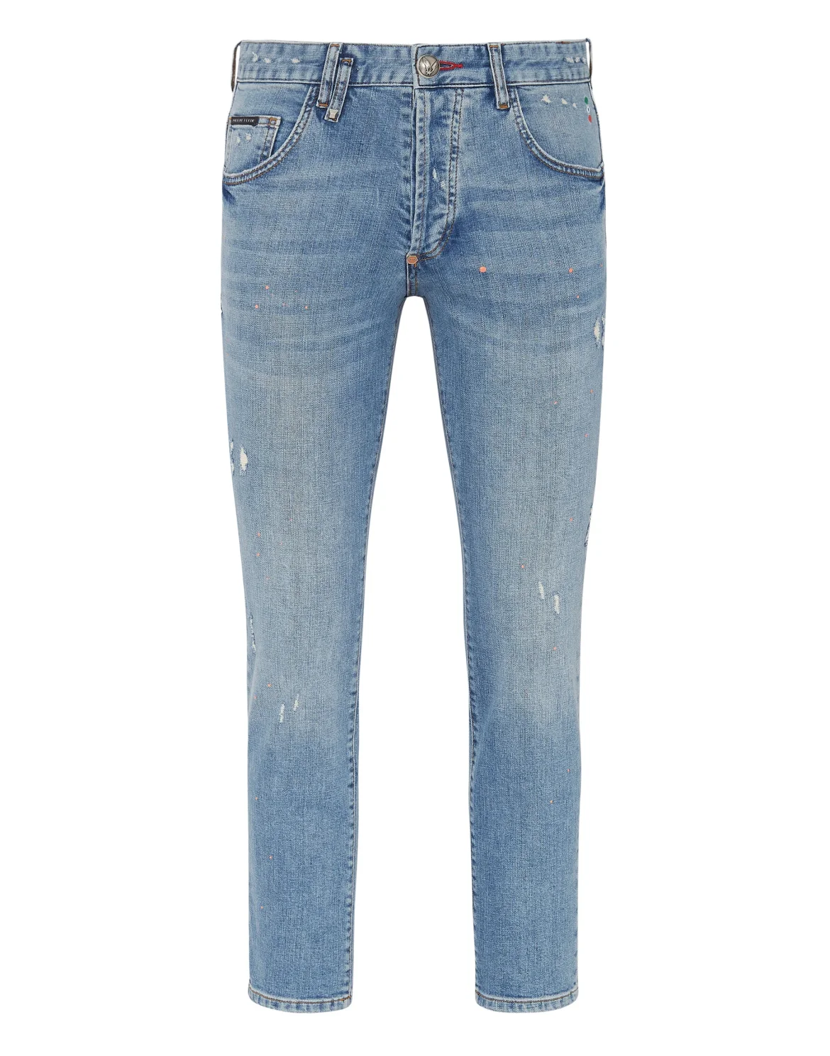 Denim Trousers Skinny Hexagon, цвет: Синий