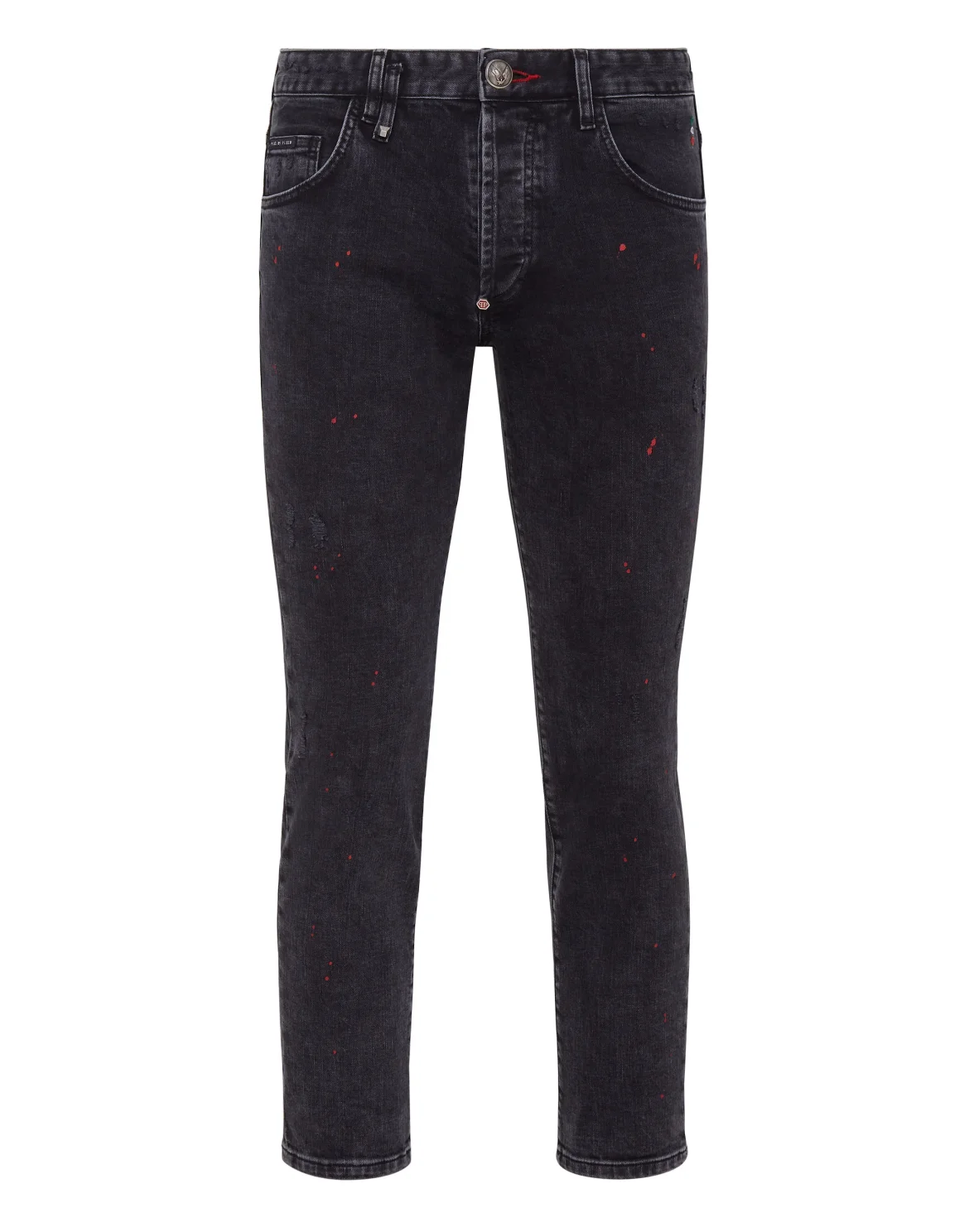 Denim Trousers Skinny Hexagon, цвет: Серый