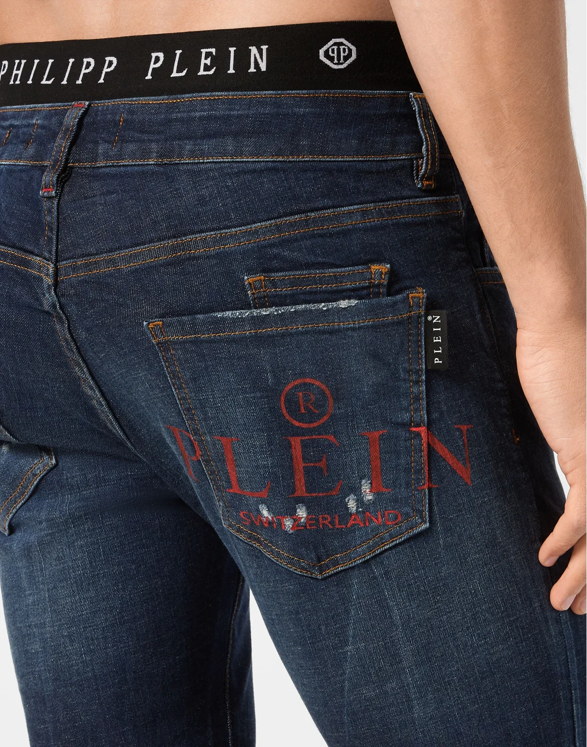 Denim Trousers Super Straight Cut, цвет: Синий