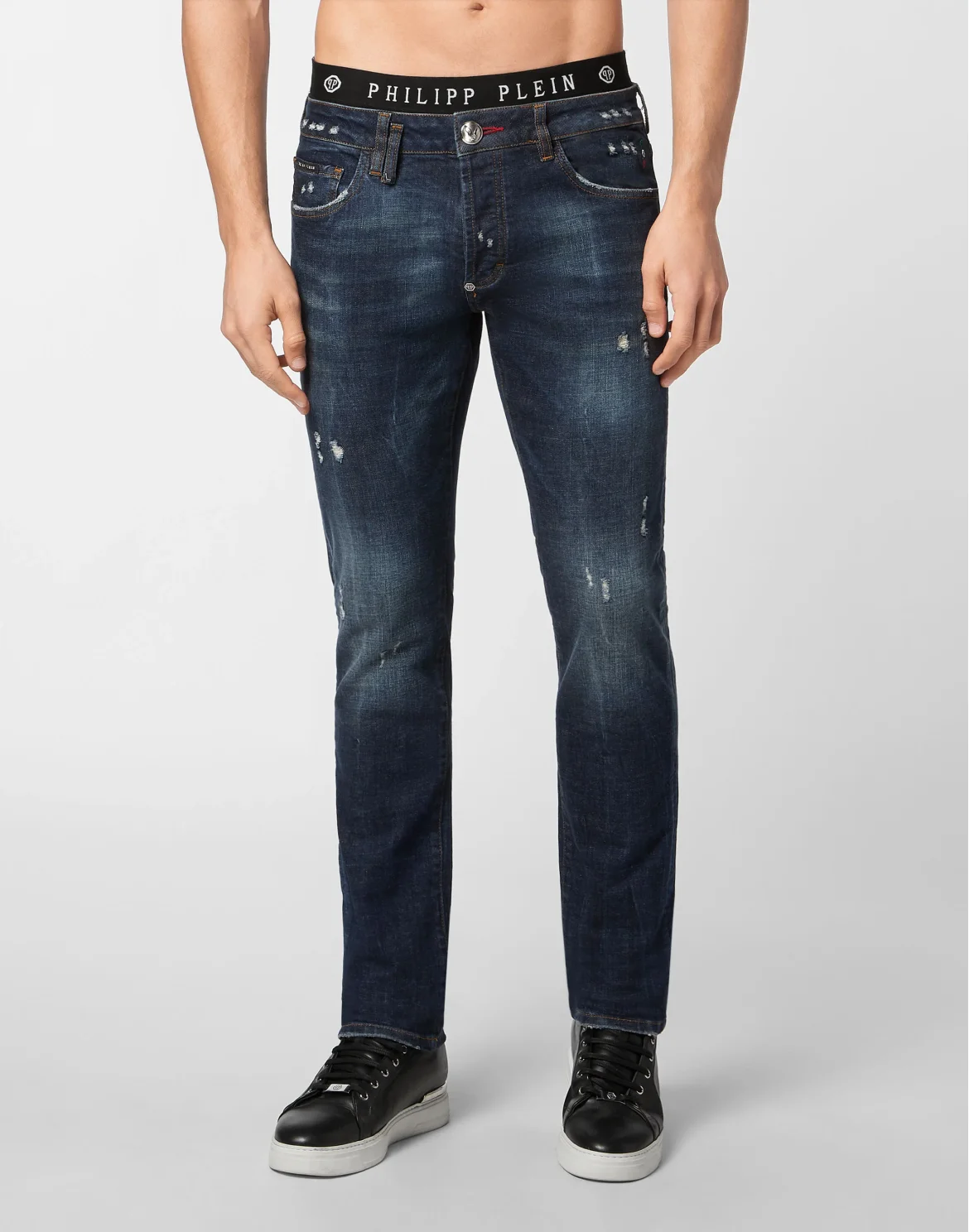 Denim Trousers Super Straight Cut, цвет: Синий