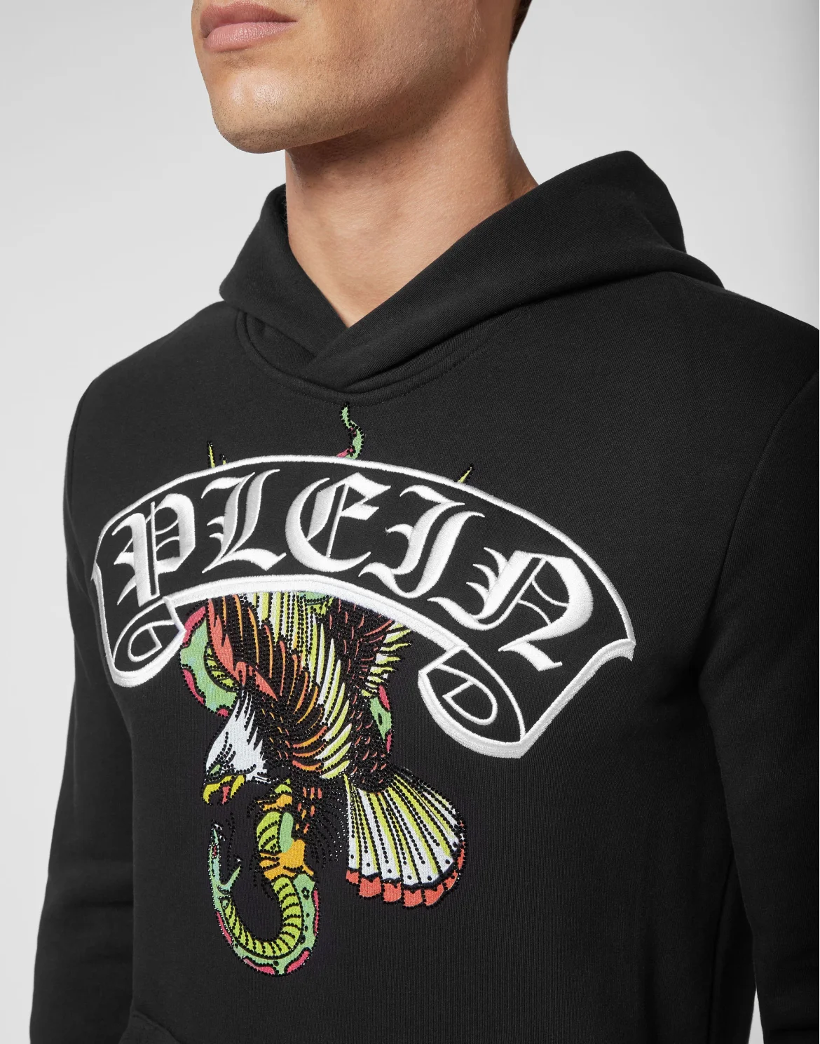 Hoodie sweatshirt Stones  Gothic Plein, цвет: Черный