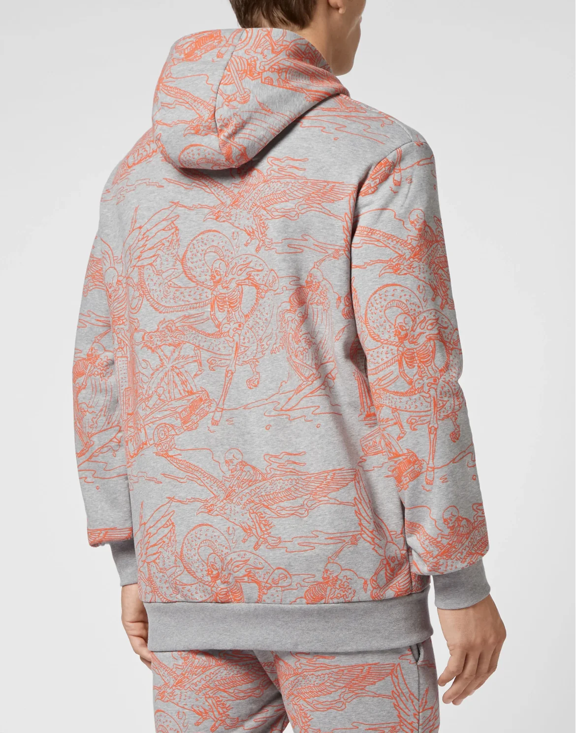 Hoodie sweatshirt Embroidered, цвет: Серый