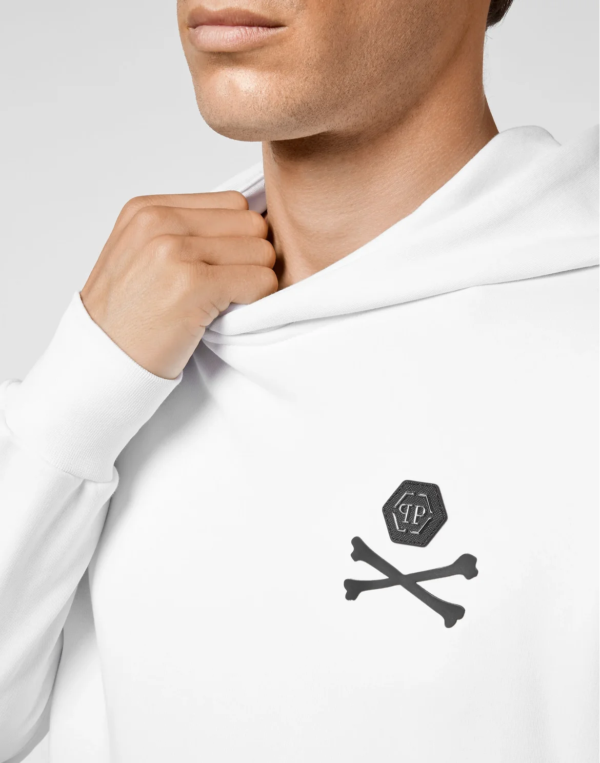Jogging Jacket Full Zip Stones Skeleton, цвет: Белый