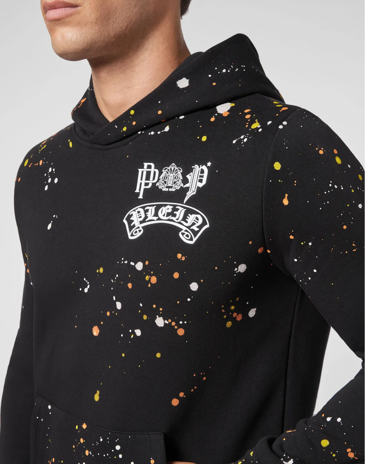 Hoodie sweatshirt Stones LA fingers, цвет: Черный