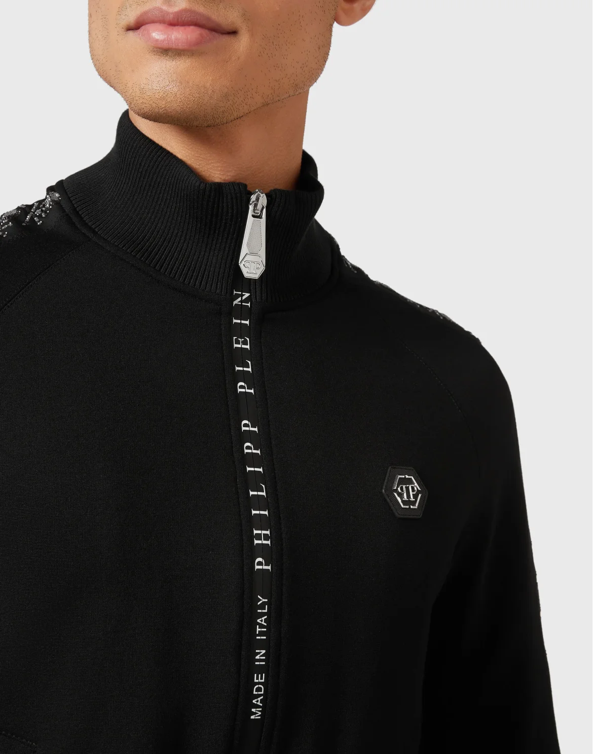 Jogging Jacket Skull strass, цвет: Черный