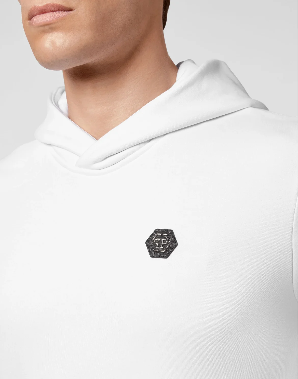 Hoodie sweatshirt Iconic Plein, цвет: Белый