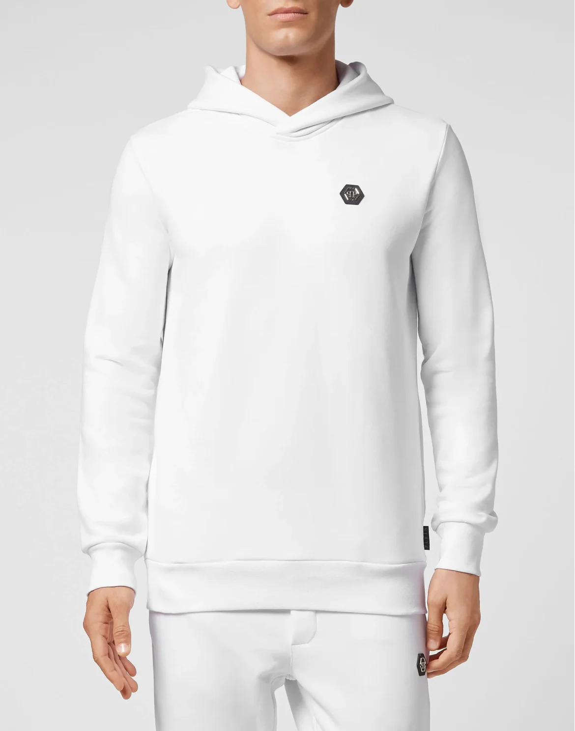 Hoodie sweatshirt Iconic Plein, цвет: Белый