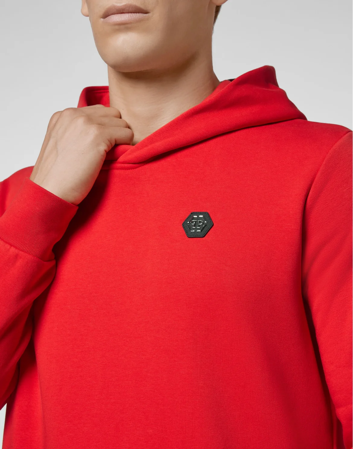 Hoodie sweatshirt Iconic Plein, цвет: Красный