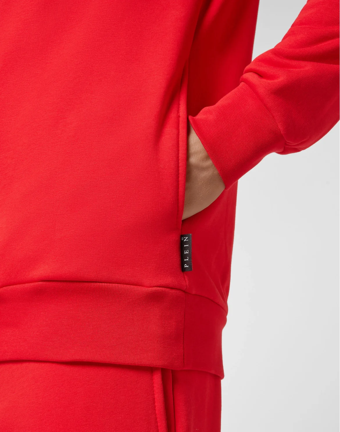 Hoodie sweatshirt Iconic Plein, цвет: Красный