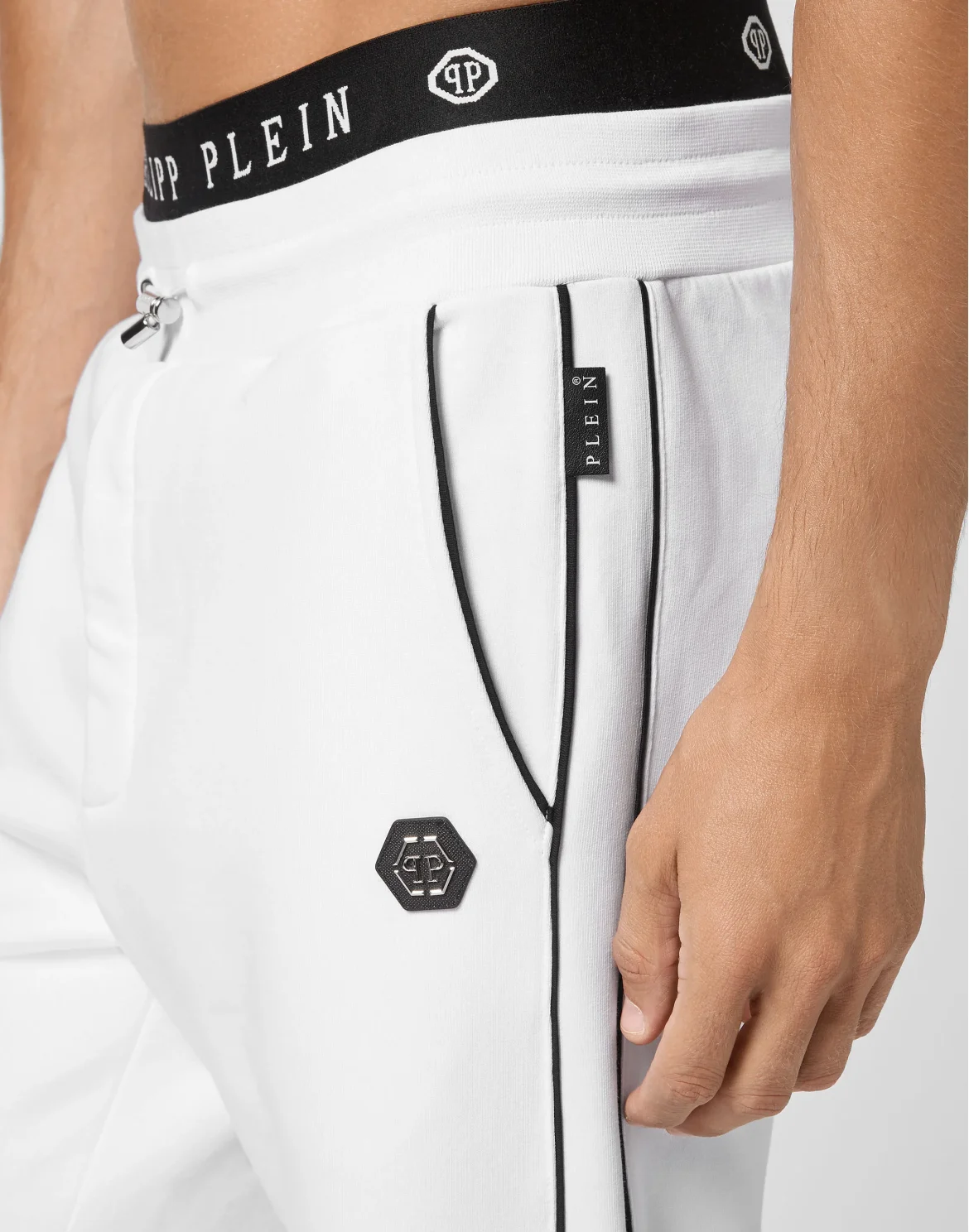 Sponge Top/Trousers Iconic Plein, цвет: Белый