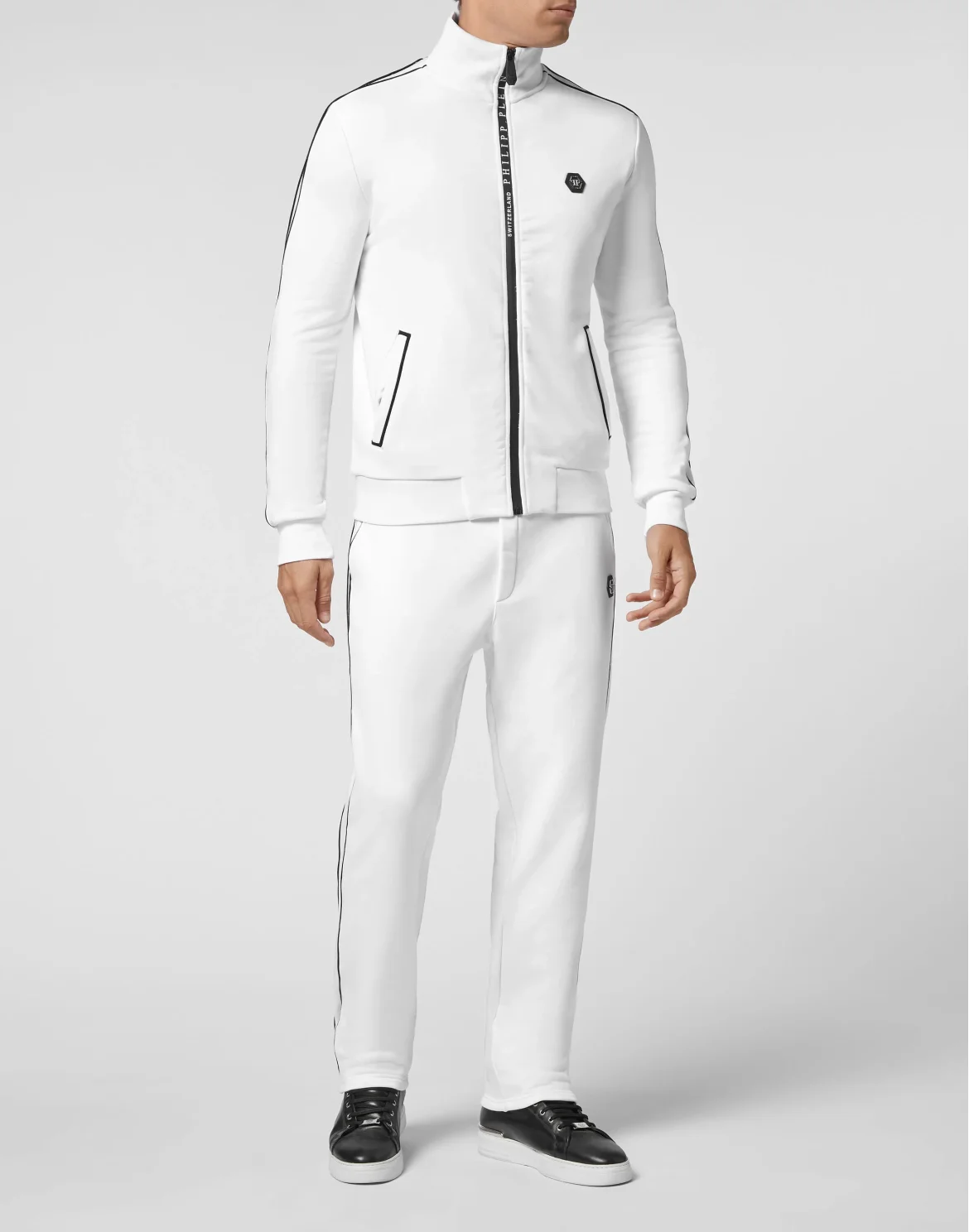 Sponge Top/Trousers Iconic Plein, цвет: Белый