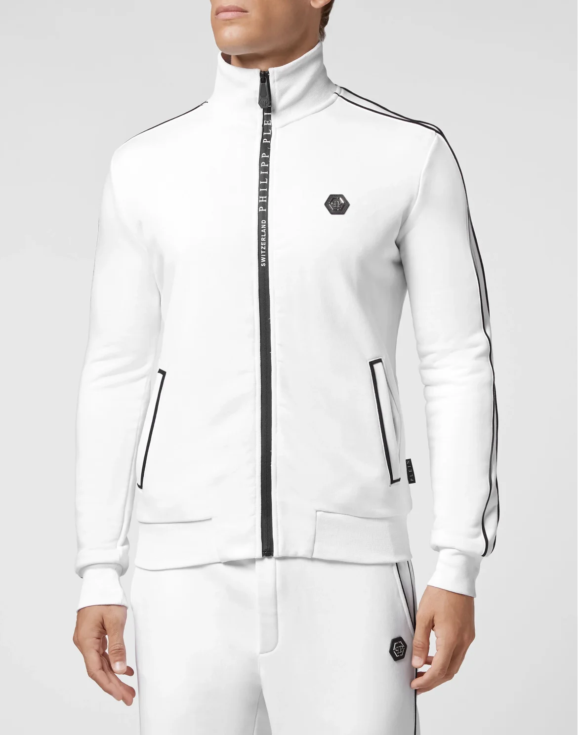Sponge Top/Trousers Iconic Plein, цвет: Белый