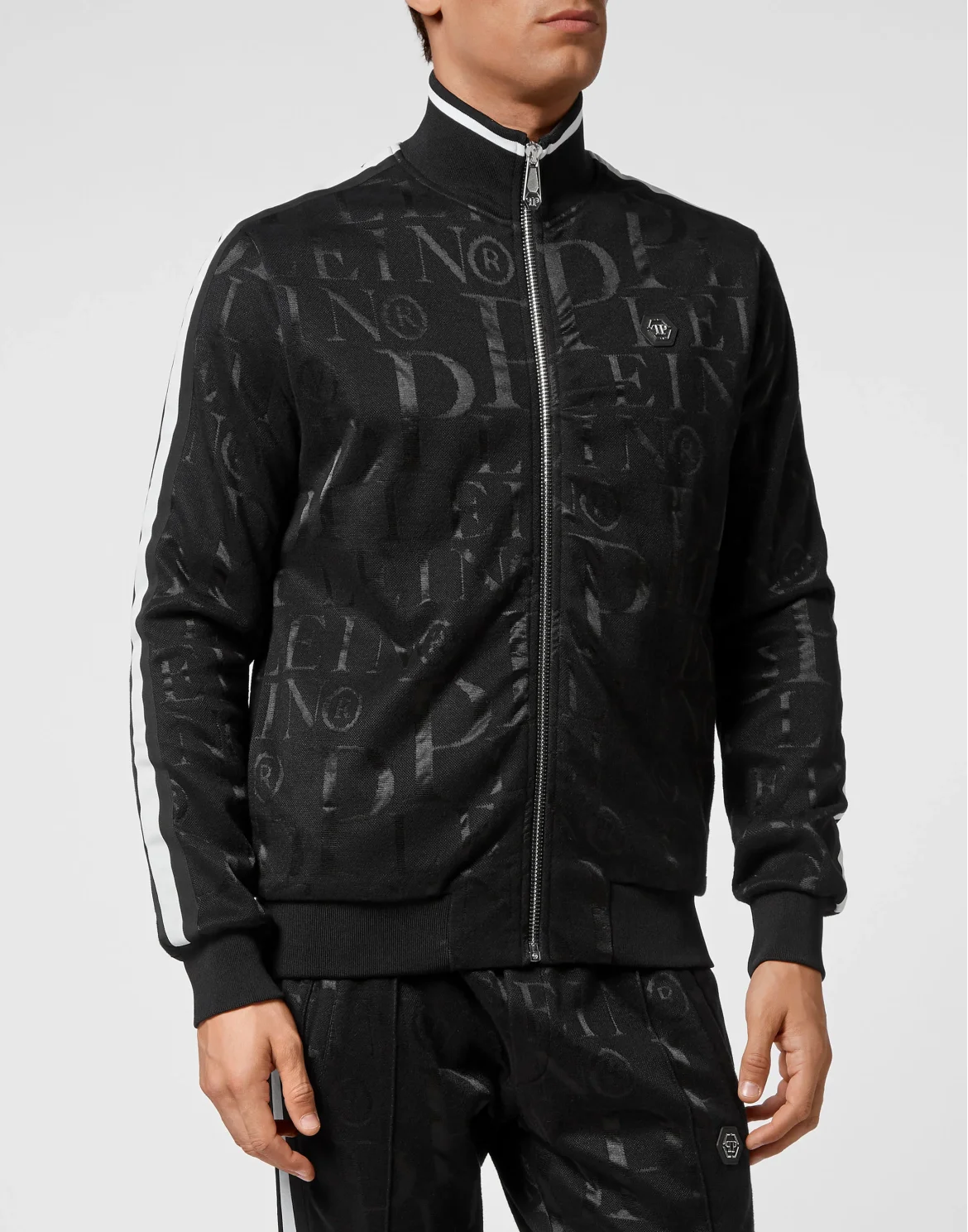 Top/Trousers Tracksuit Skull and Plein, цвет: Черный