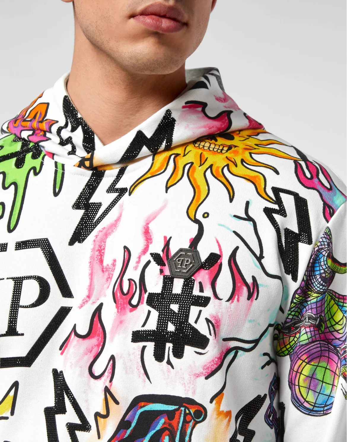 Tracksuit Top/Trousers Tattoo Monogram, цвет: Белый