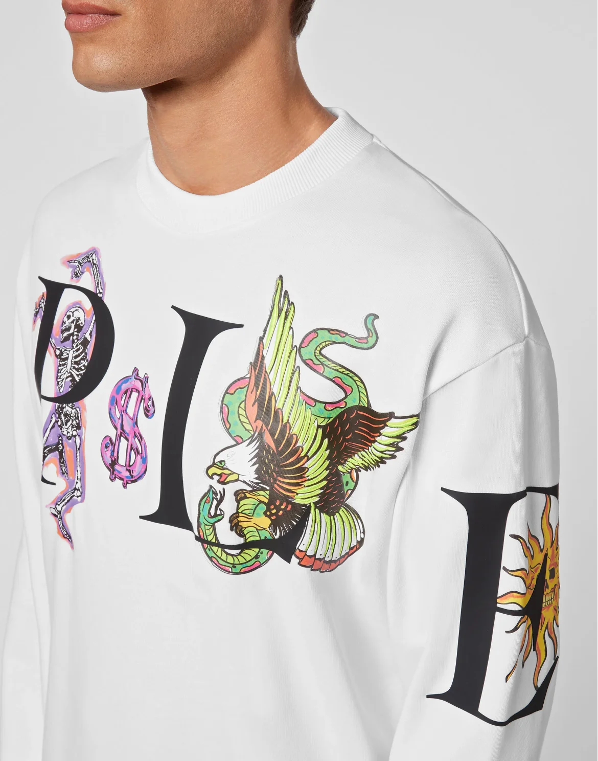 Sweatshirt LS Tattoo, цвет: Белый