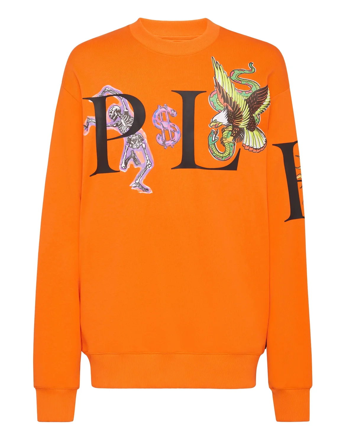 Sweatshirt LS Tattoo, цвет: Оранжевый