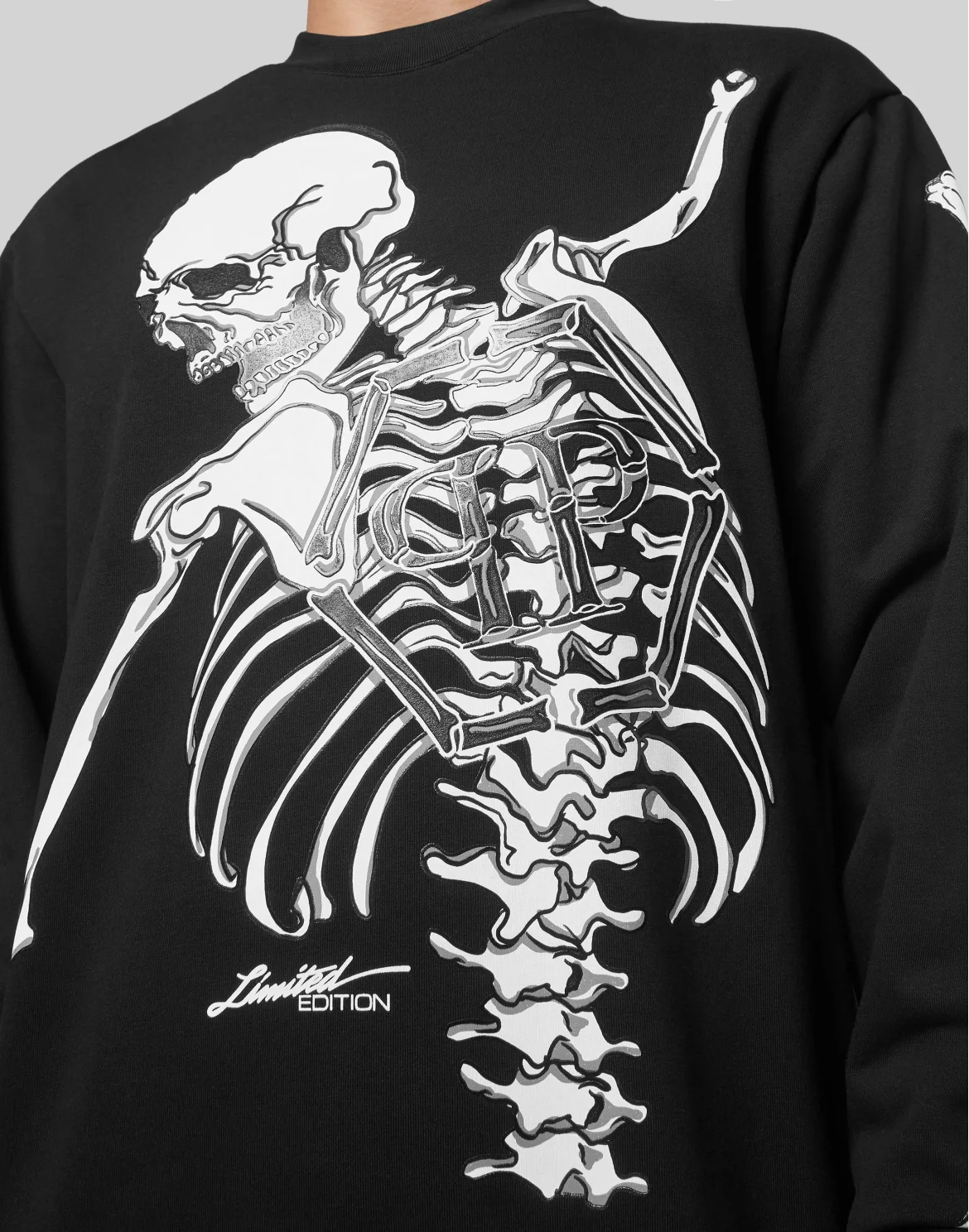 Sweatshirt LS Skeleton, цвет: Белый