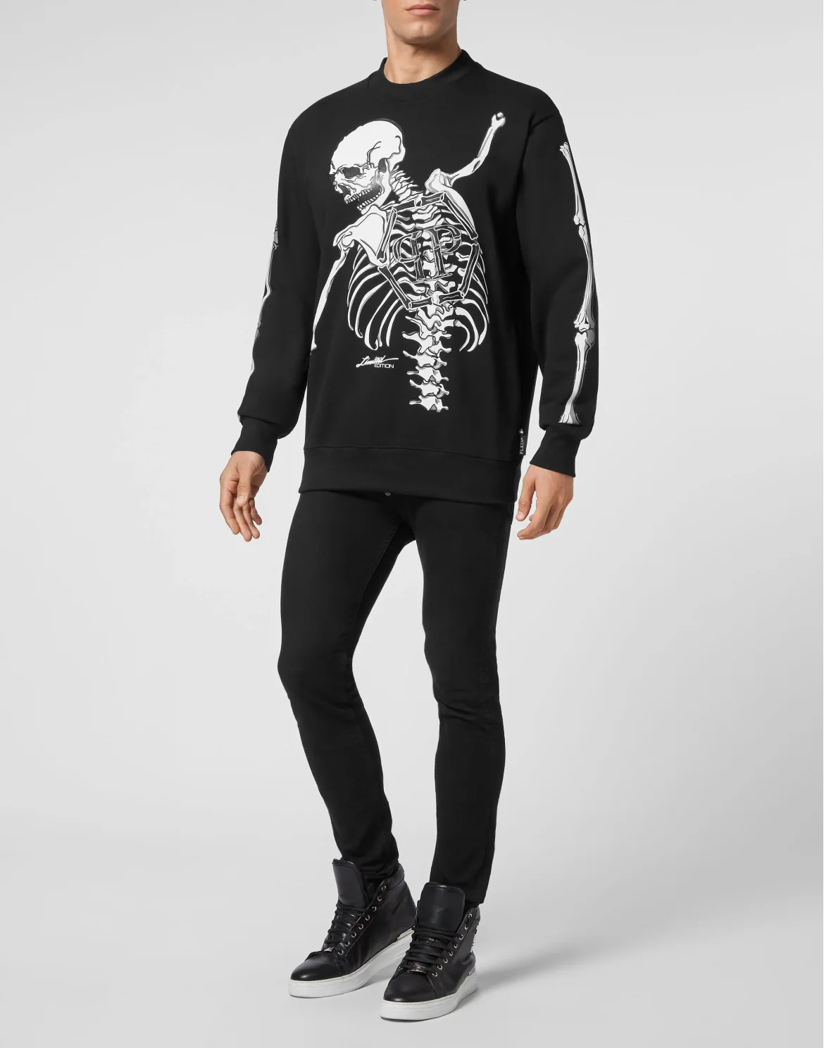 Sweatshirt LS Skeleton, цвет: Белый