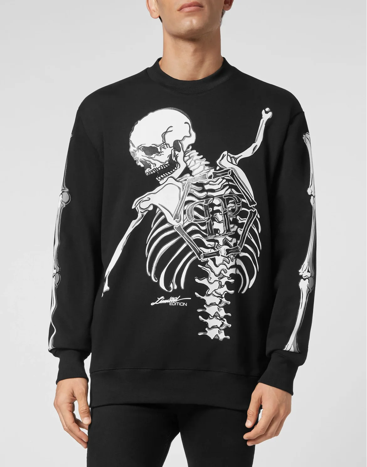 Sweatshirt LS Skeleton, цвет: Белый