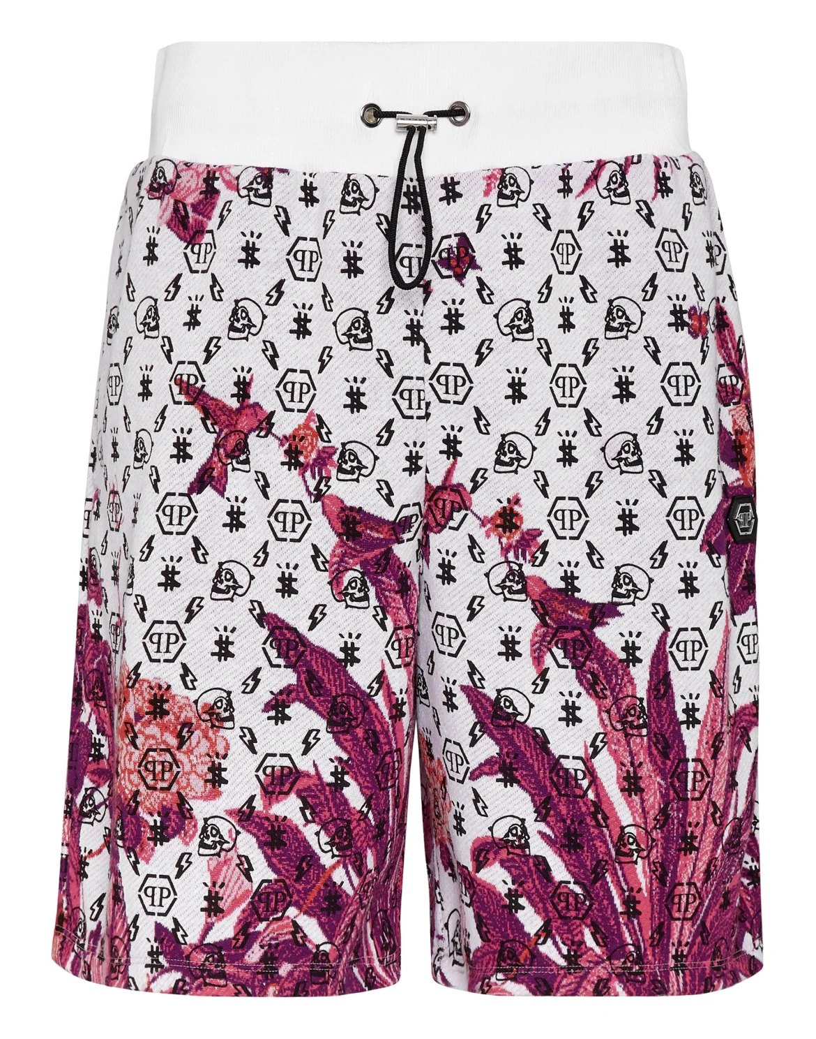 Jogging Shorts Flowers, цвет: Белый