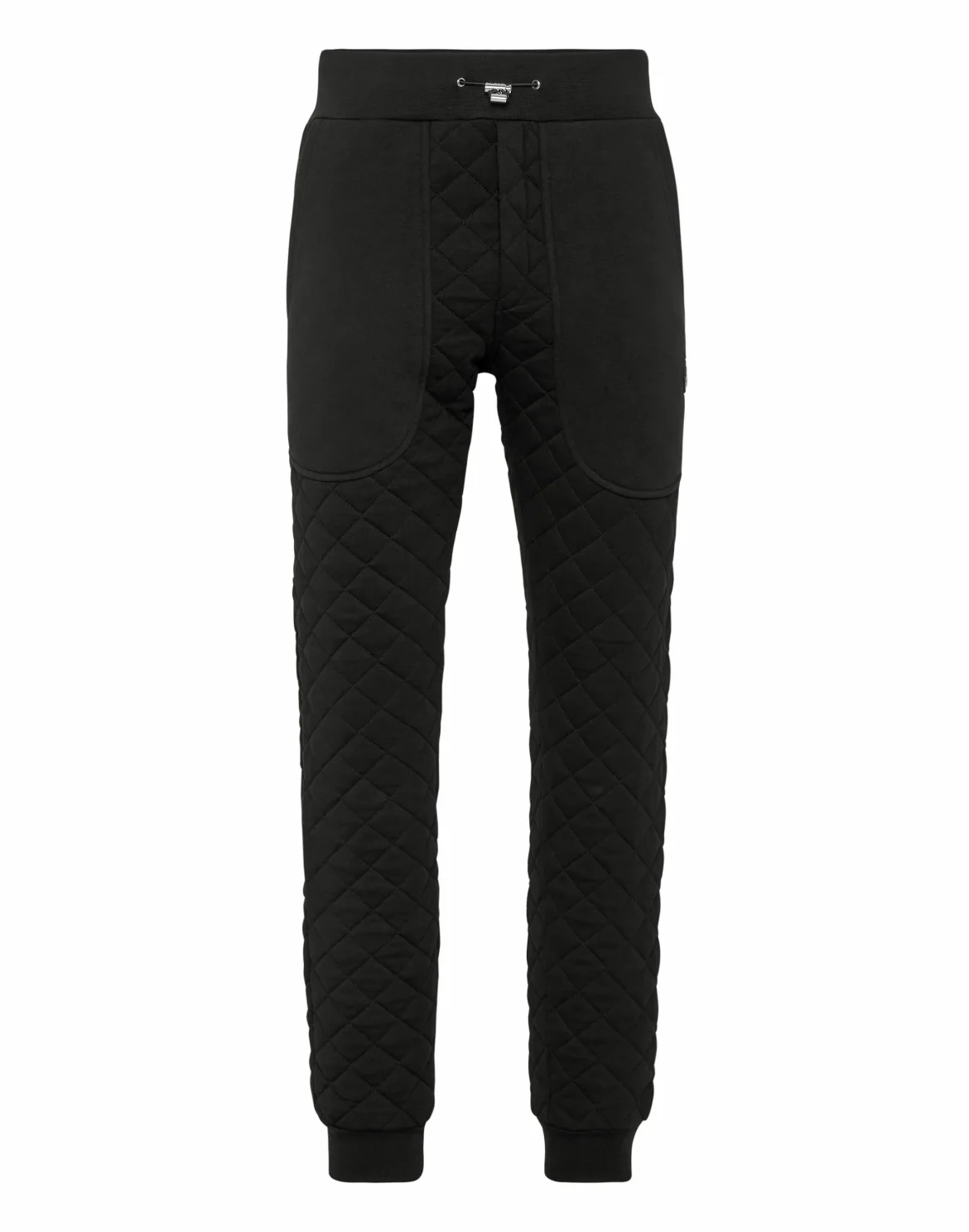 Jogging Trousers Quilted Hexagon, цвет: Черный