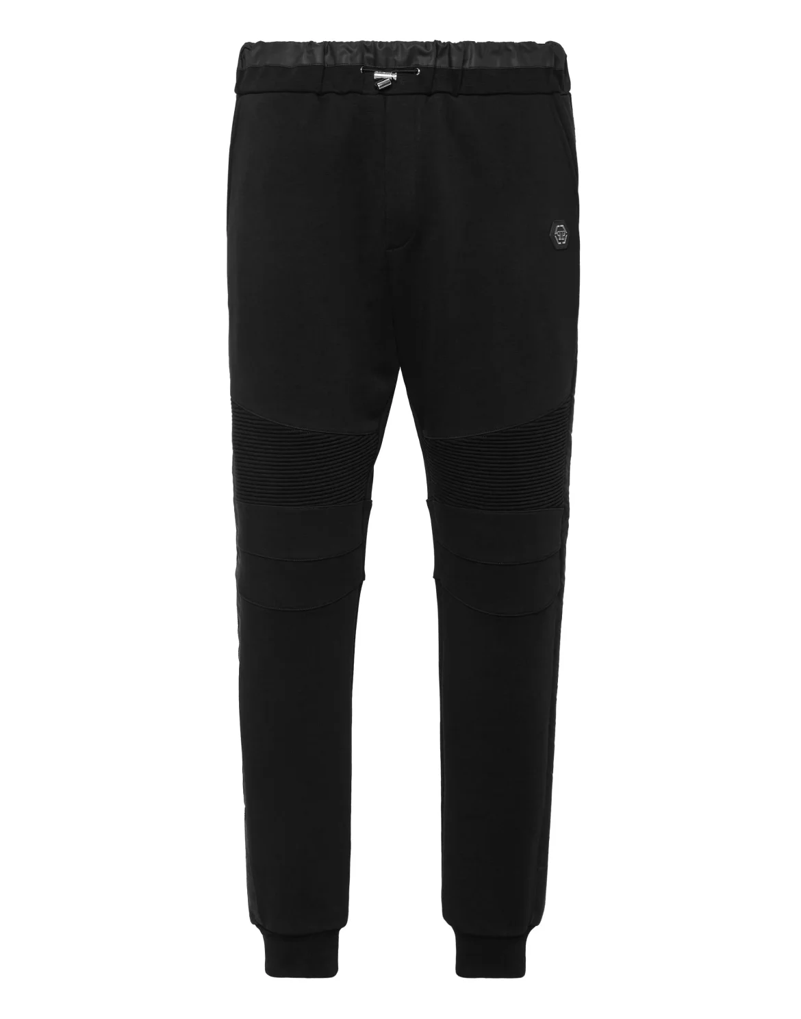 Jogging Trousers Nylon Insert Hexagon, цвет: Черный