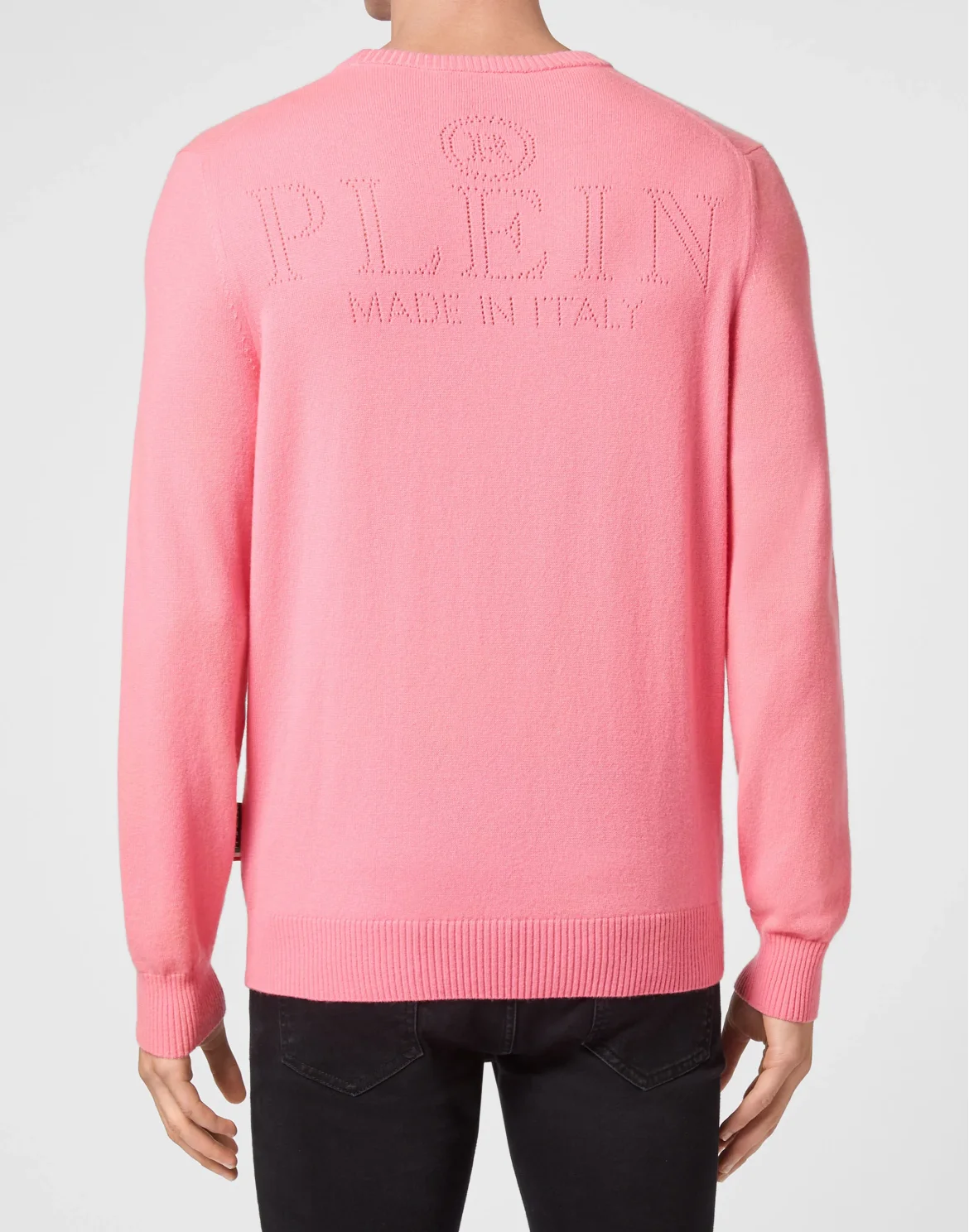 Cashmere Pullover Round Neck LS Skull and Plein, цвет: Розовый