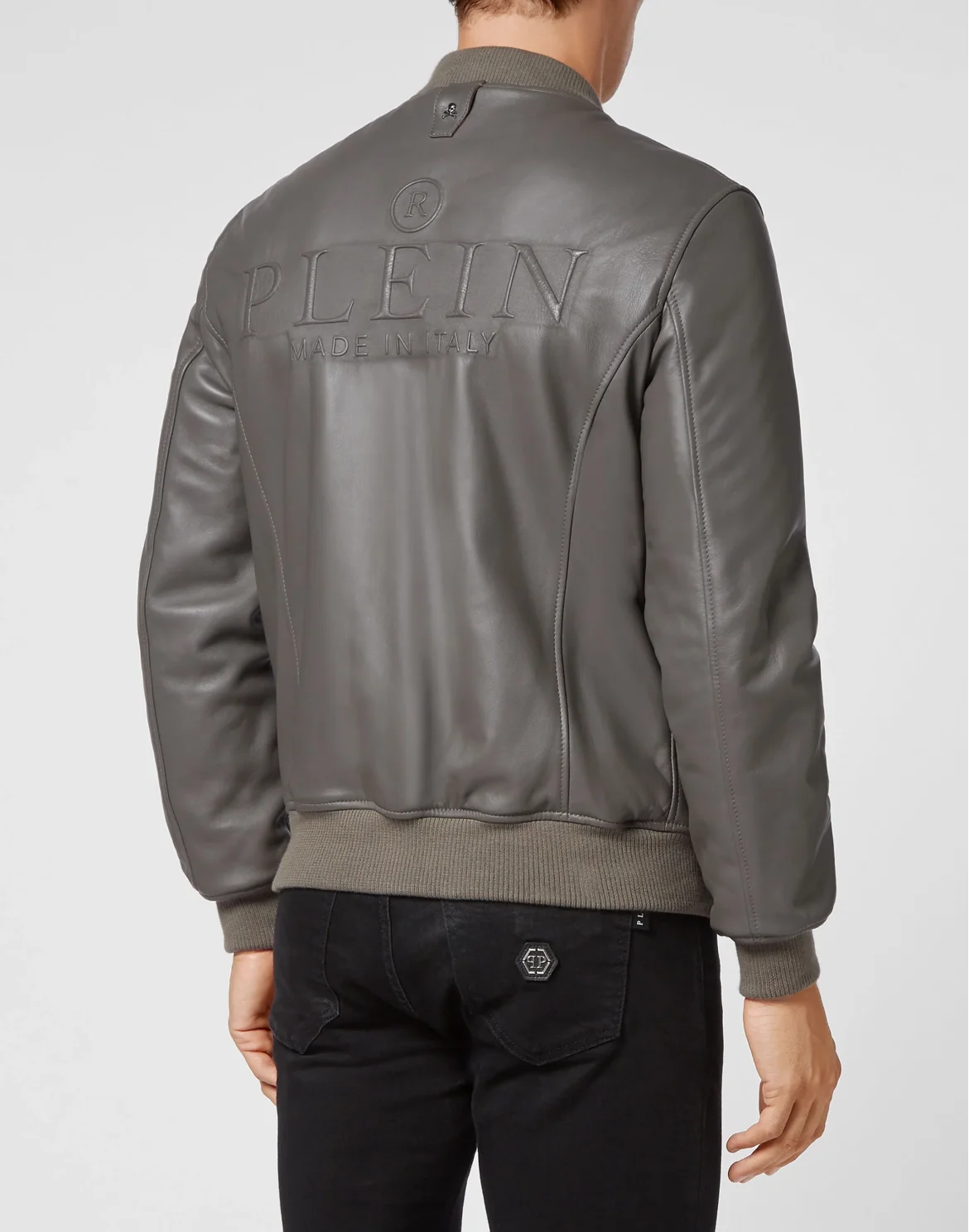 Leather Bomber Iconic Plein, цвет: Коричневый