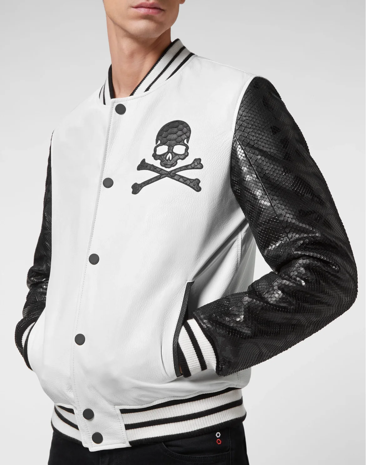 Python Bomber Luxury, цвет: Белый