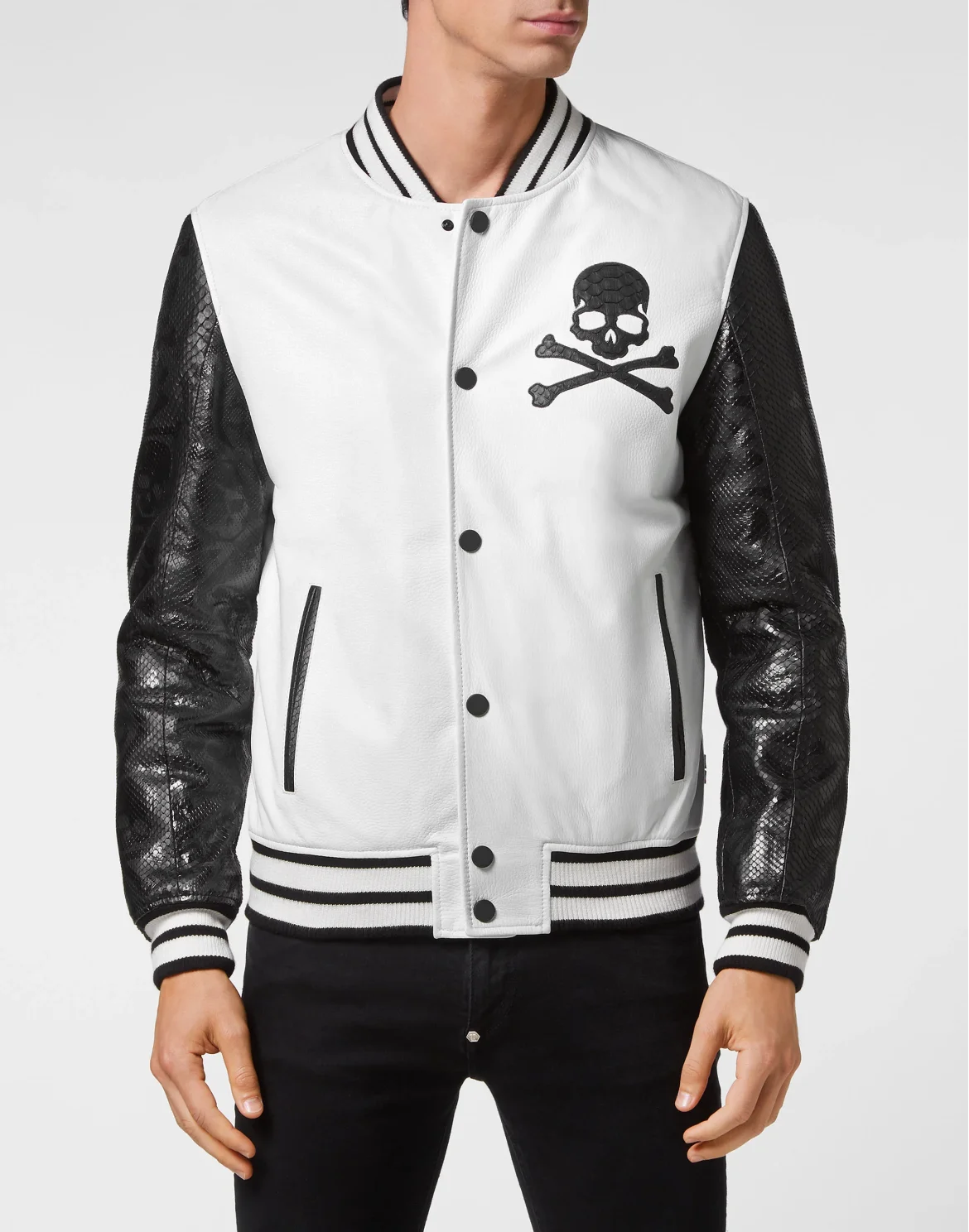 Python Bomber Luxury, цвет: Белый