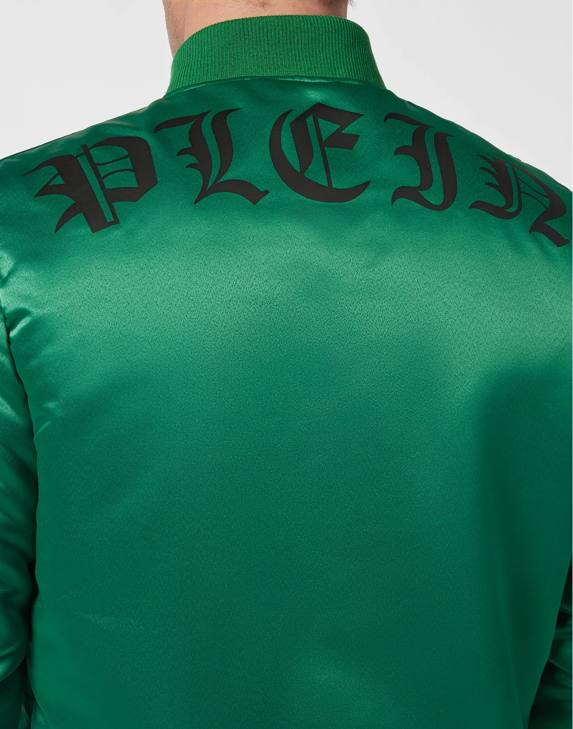 Satin Top Gun Bomber Hexagon, цвет: Зеленый