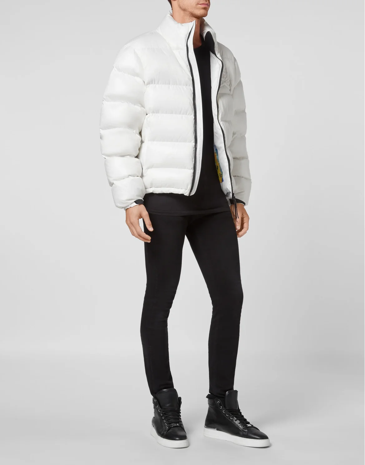 Nylon Oversize Jacket Skull, цвет: Белый