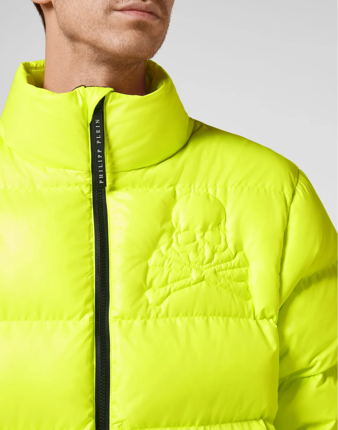 Nylon Oversize Jacket Skull, цвет: Желтый