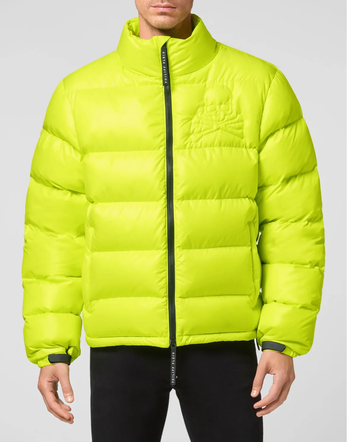 Nylon Oversize Jacket Skull, цвет: Желтый