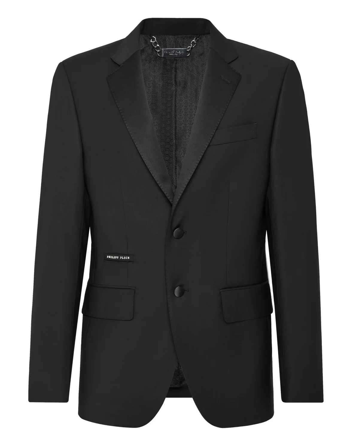 Wool Blazer Gigolò fit python Skull, цвет: Черный